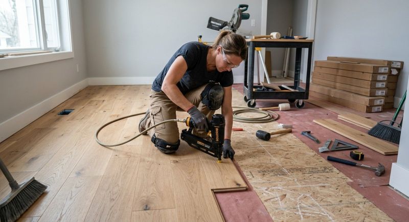 Hardwood Floor Installation