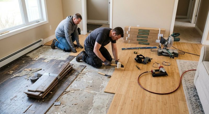 Bamboo Flooring Installation in Sarasota County, FL