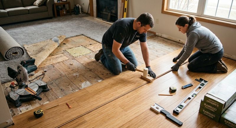 Bamboo Flooring Installation in Sarasota County, FL