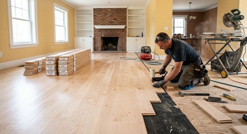 Maple Flooring Installation in Ellenton, FL