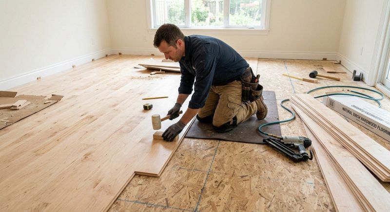 Maple Flooring Installation in Manatee County, FL