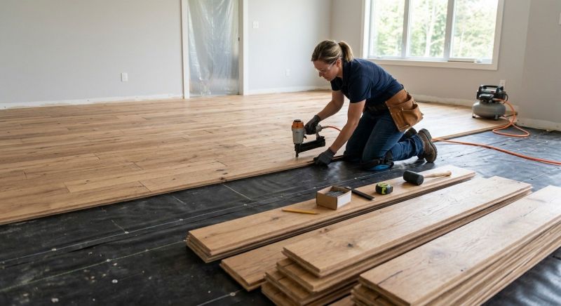 Plank Floor Installation in Sarasota County, FL