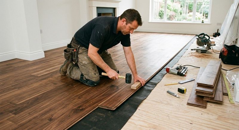Walnut Flooring Installation in Sarasota County, FL