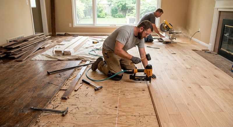 Wood Floor Replacement in Manatee County, FL